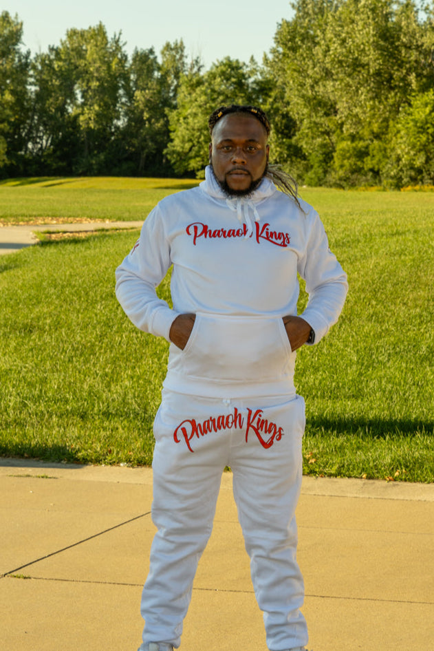PHARAOH SUIT- RED&WHITE