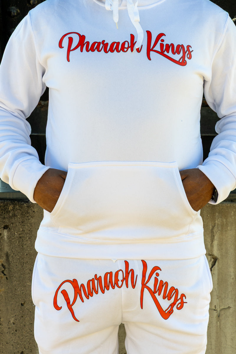 PHARAOH SUIT- RED&WHITE